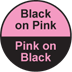 pink black